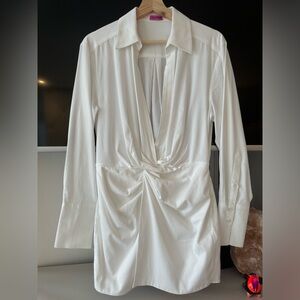 White dress mini size S